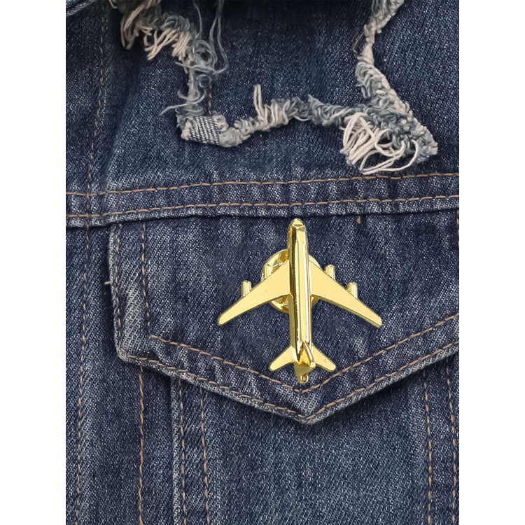 Ygt Ghim Cài Áo Hình Máy Bay Tinh Tế