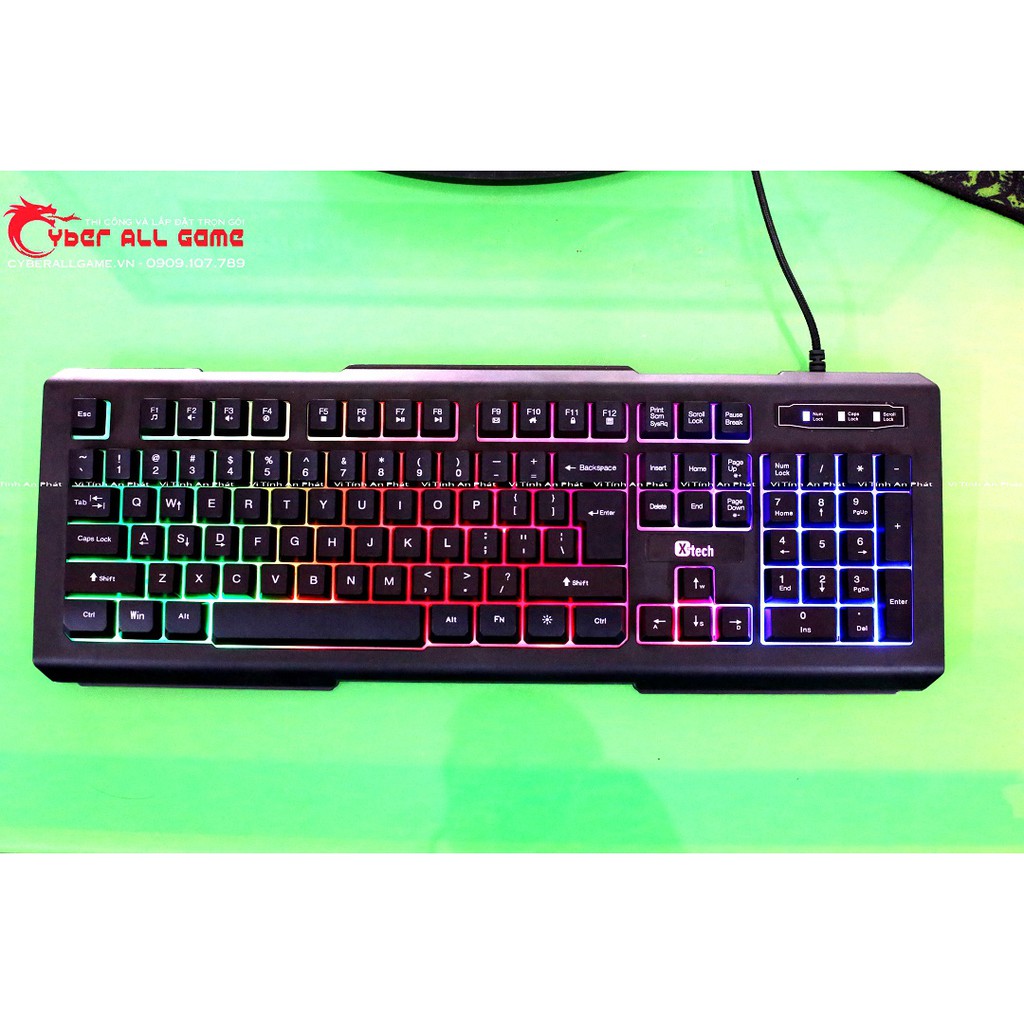 Combol Bàn Phím Giả cơ và chuột Gaming Xtech | BigBuy360 - bigbuy360.vn