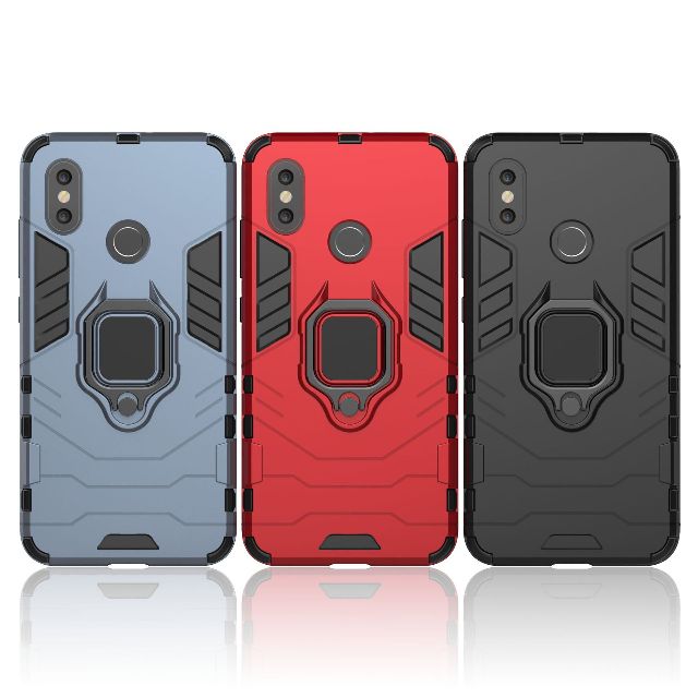 Ốp Xiaomi Mi 8 SE / Mi 10T Pro Chống sốc Iron Man Iring giá đỡ xem phim cao cấp