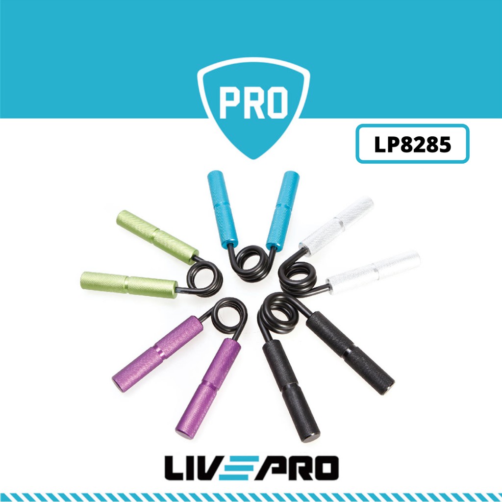 Kìm bóp tay, lò xo tập cơ tay hand grip Livepro chính hãng LP8285
