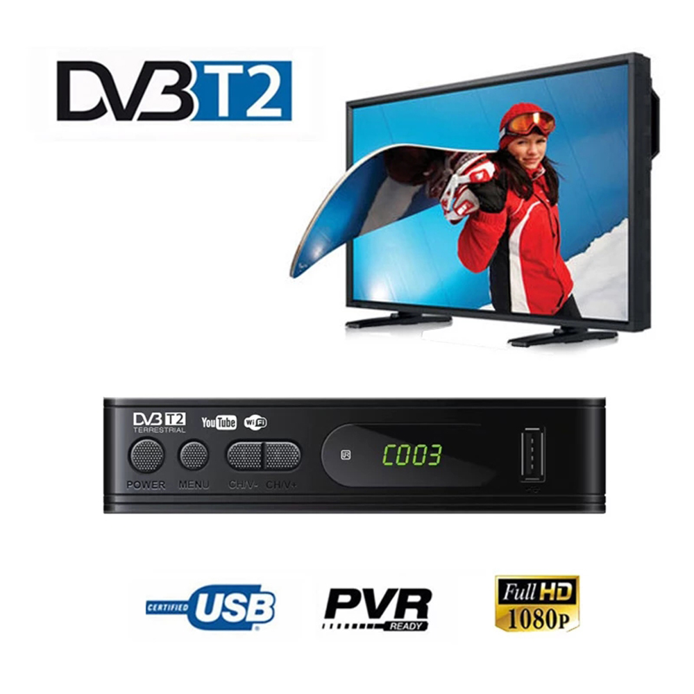 Bộ Đầu Thu Kỹ Thuật Số Dvb-C Dvb T2 Dvb-T2 Hd 1080p Usb Iptv Hd Và Phụ Kiện