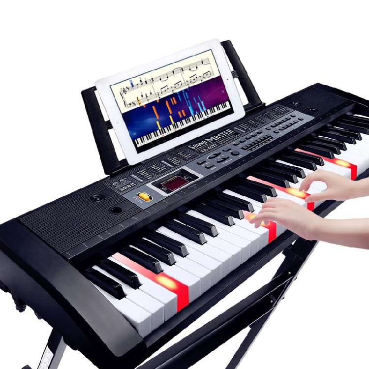 (TẶNG KÈM GIÁ ĐỠ ĐÀN) Đàn organ điện tử đàn piano điện 61 phím