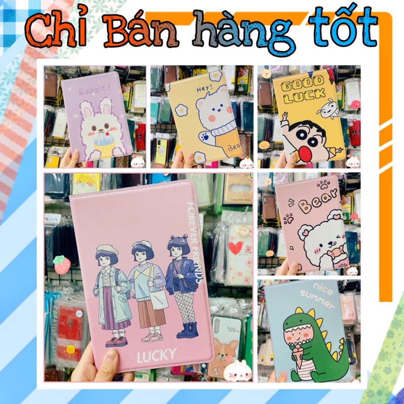 Bao Ipad Hình , Ốp Ipad Mini 1 / 2 / 3 / 4 / 5 [ Hình Dễ Thương - Dựng Ngang ]