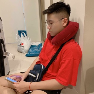 Gối Cổ Chữ U Bơm Hơi