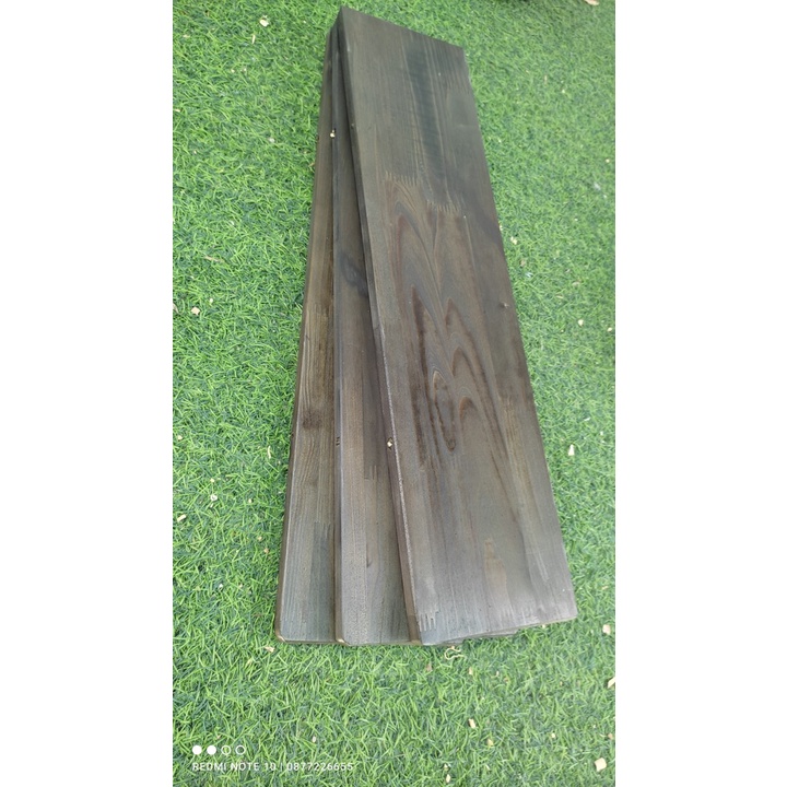 Tổng Kệ gỗ treo tường thanh thẳng Sâu 9cm và 12cm HPKTT 22 -  1 thanh kệ gỗ decor thanh thẳng gỗ thông