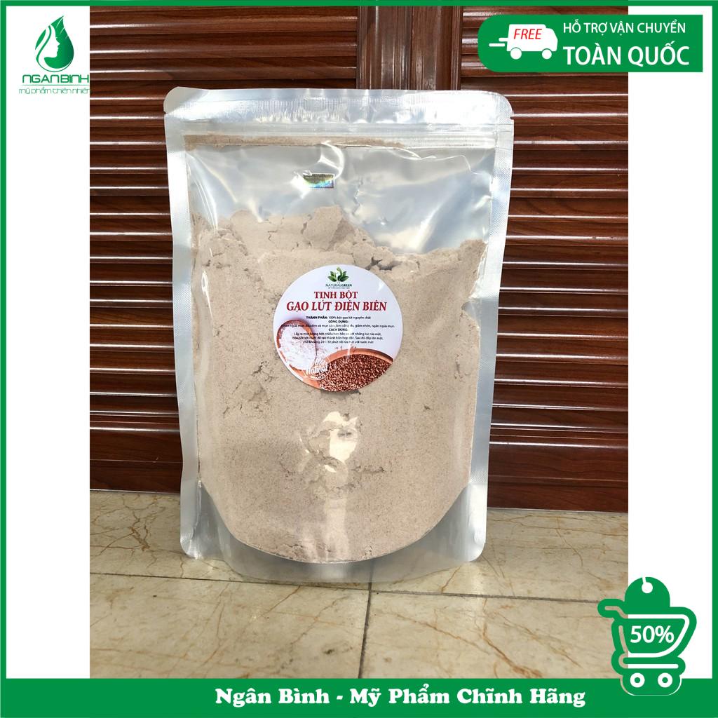 500GR Tinh bột cám gạo lứt giảm nhờn, ngừa mụn, làm trắng da, se khít lỗ chân lông | BigBuy360 - bigbuy360.vn