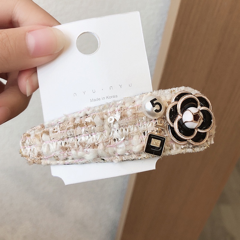 Kẹp Tóc Hình Hoa Trà Phong Cách Retro Hàn Quốc Thiết Kế Mới