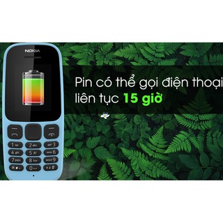 - NOKIA 105 1SIM - Xanh (Chính hãng)
