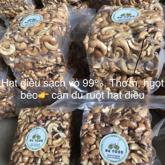 Hạt Điều rang muối sạch vỏ 500g/gói | BigBuy360 - bigbuy360.vn