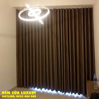 Rèm cửa màu nâu đủ size cho cửa sổ, cửa đi, cửa sổ phòng khách, cửa sổ phòng ngủ, chống nắng cực tốt