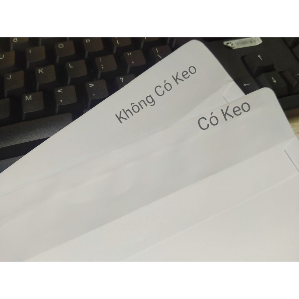 Bao Thư Trắng 12x22cm Không Keo