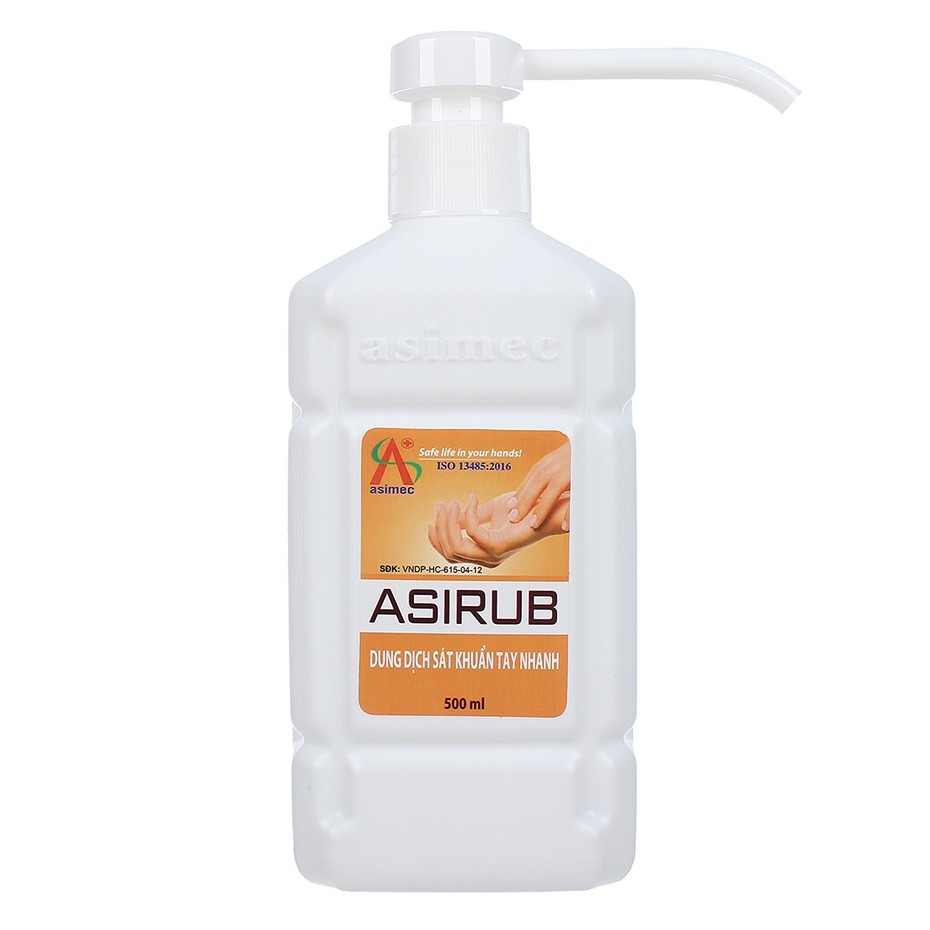 Chai rửa tay khô Asirub 500ml