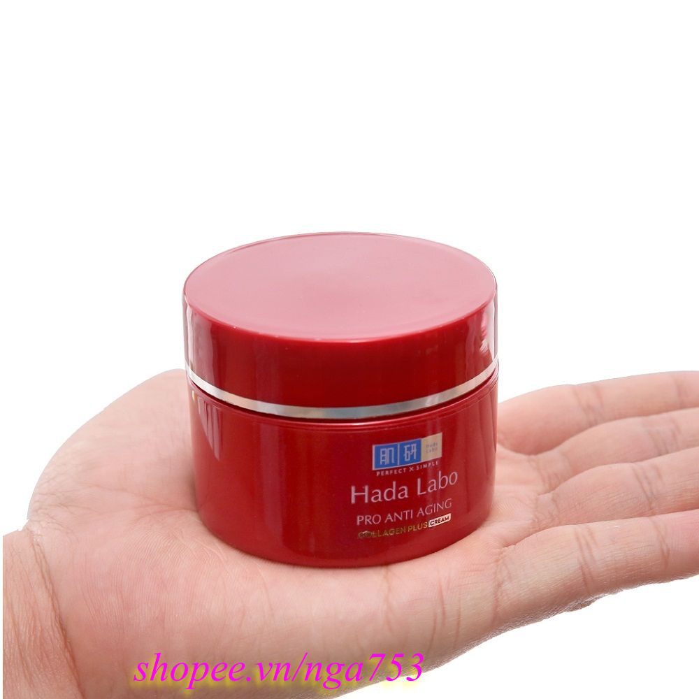 Kem Dưỡng 50g Ngăn Ngừa, Trị Lão Hóa Hada Labo Pro Anti Aging Collagen Plus Cream, nga753 Uy Tín Từ Chất Lượng.