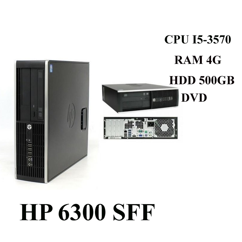 Máy tính để bàn HP 6300 i3 -3220/ I5-3570 / G840,, ram 4G,, HDD 500GB - HP 600G1-ProDesk