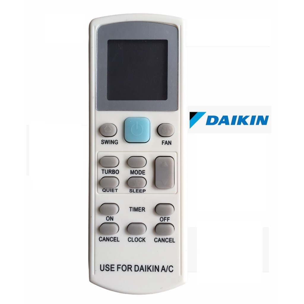 Điều khiển điều hòa Daikin,Remote điều hòa Daikin nút xanh to