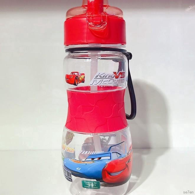 Bình Nước Có Ống Hút Họa Tiết Hoạt Hình Cho Bé Se7En
