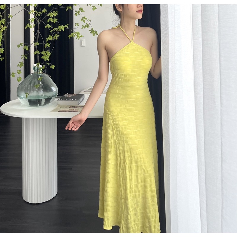 KT62 - ĐẦM BODY CỔ YẾM 3 MÀU CHẤT THUN CO DÃN