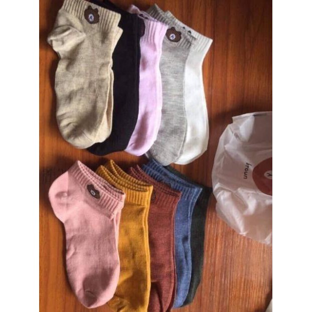 SET 10 TẤT GẤU NỮ CỔ NGẮN SIÊU XINH sieu hot