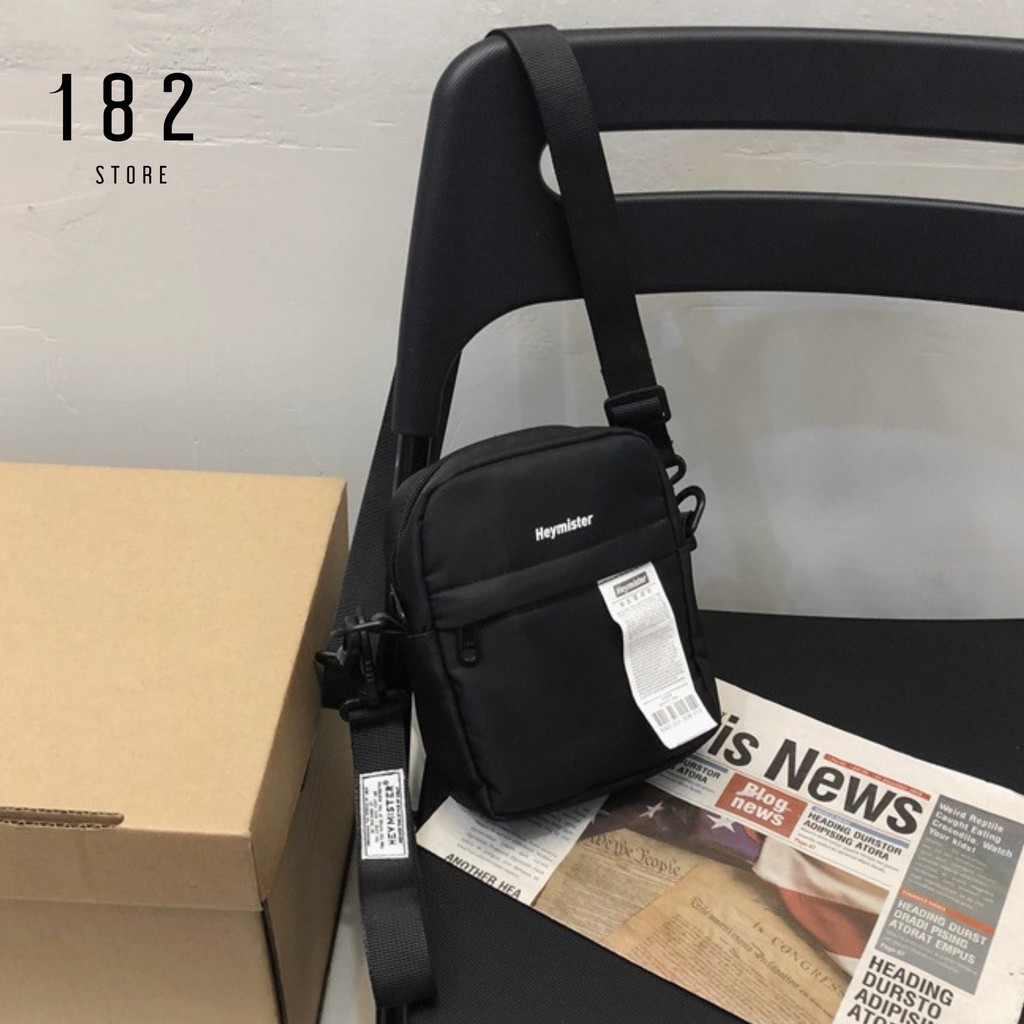 Túi Đeo Heymister Mini Unisex Nam Nữ Thời Trang Nhỏ Gọn Tiện Lợi Tặng Kèm Khoá Dây Hàng GenZ - The Black Box | BigBuy360 - bigbuy360.vn