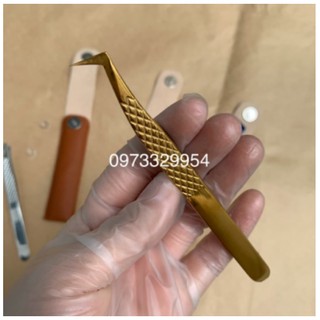 Cao Cấp Nhíp Volume nhíp nối mi classic volume TẶNG 5 đầu bọc nhíp silicon