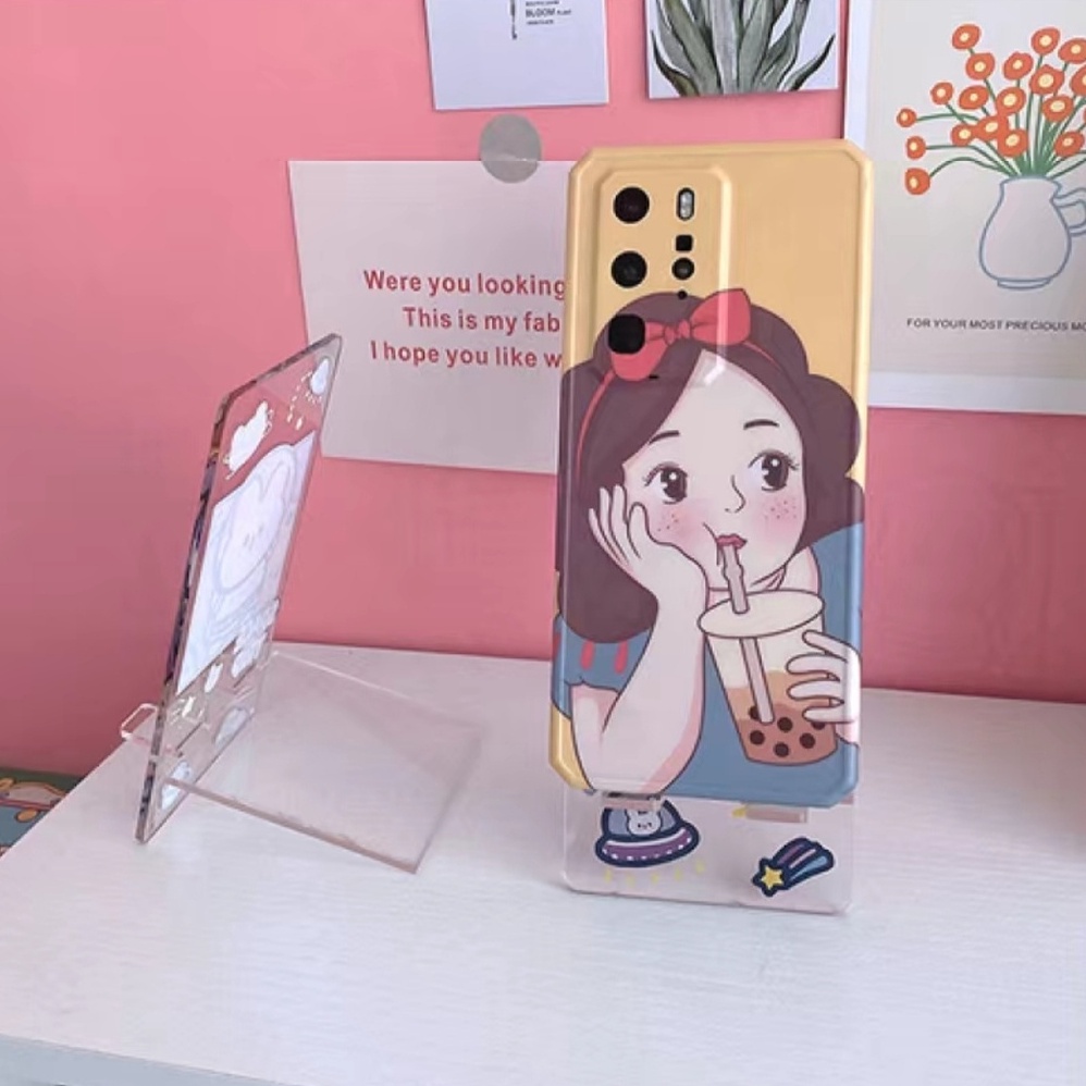 Giá đỡ điện thoại Acrylic decor để bàn dễ thương