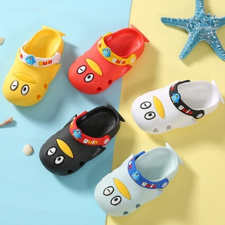 Giày sục, có quai hậu cho bé trai bé gái dạng siêu nhẹ hình chú chim cánh cụt cute