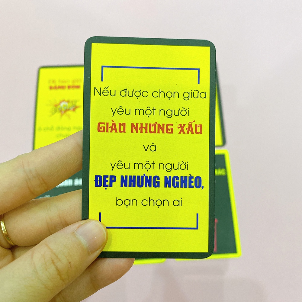 Bộ Bài Truth Or Dare Bốc Đê Độc Lạ Drinking Game Hot Trend 2022 Thích Hợp Cho Những Bữa Tụ Tập Bạn Bè Vui Chơi BOCDE