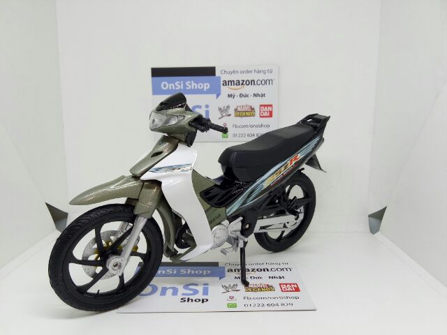 YAZ 125cc  TỈ LỆ 1/12 MÔ HÌNH XE MOTOR ĐỘ DÀN ÁO