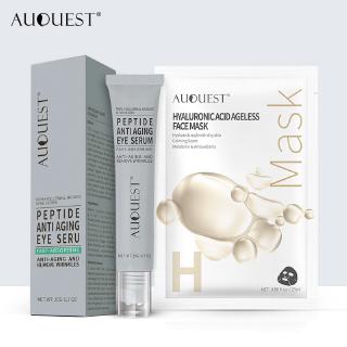 Bộ Kem Và Mặt Nạ Mắt AUQUEST Chứa Axit Hyaluronic Chống Oxy Hóa Chống Nếp Nhăn Chăm Sóc Da