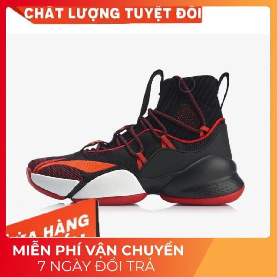 [Đỉnh Cao] Giày bóng rổ Li-Ning Power V Playoff C.J. McCollum Black Red XỊN 2020 .2020 TỐT . .