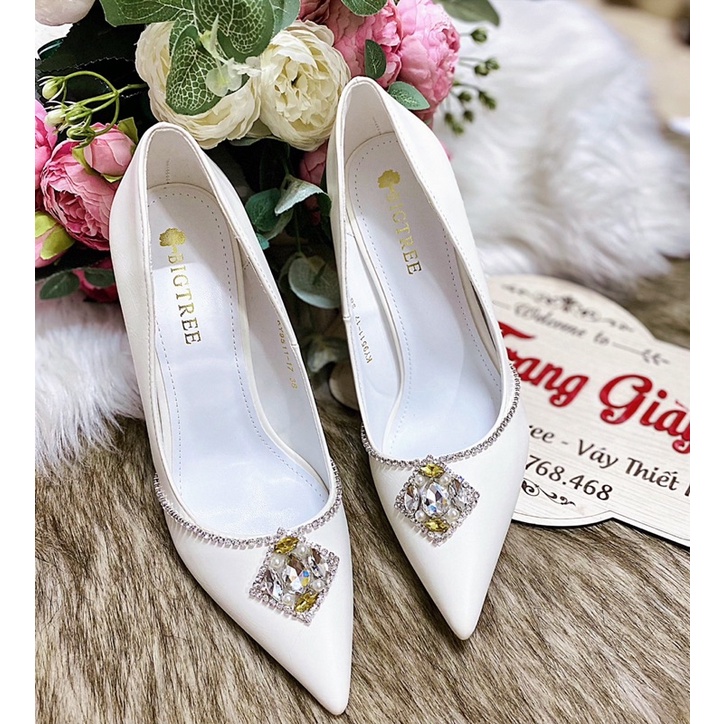 GIÀY THIẾT KẾ MŨI ĐÁ VUÔNG CAO CẤP