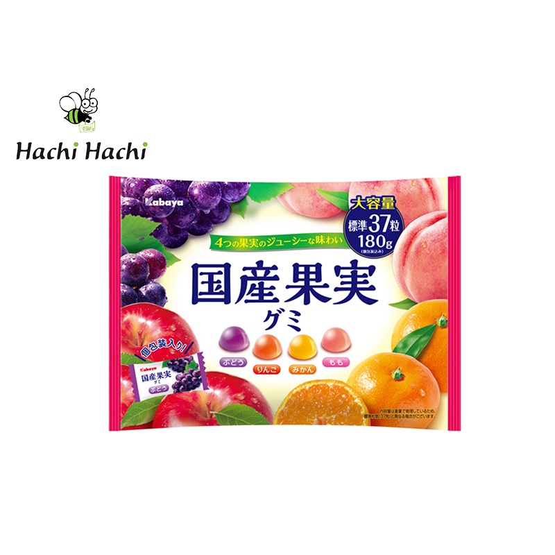 Kẹo dẻo trái cây quốc sản Nhật Bản Kabaya Shokuhin 180g - Hachi Hachi Japan Shop