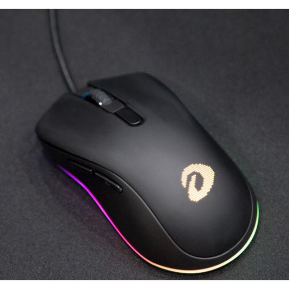 [Tặng Bàn Di ESP100] Chuột Game Dareu EM908 RGB Black - Hàng chính Hãng