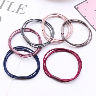 Cột chun tóc Bunato trơn co dãn nhiều màu SC23