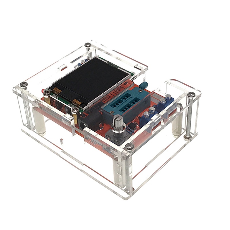 Bộ Vỏ Acrylic Trong Suốt Kiểm Tra Bóng Bán Dẫn ESR Diy