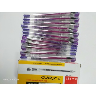 Combo 4 cây bút tím 3-Zero Hàn Quốc