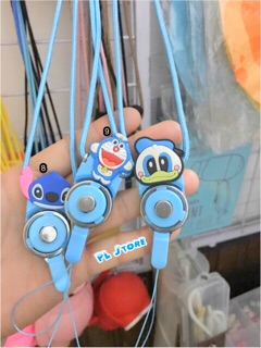 Dây đeo điện thoại cute 2in1