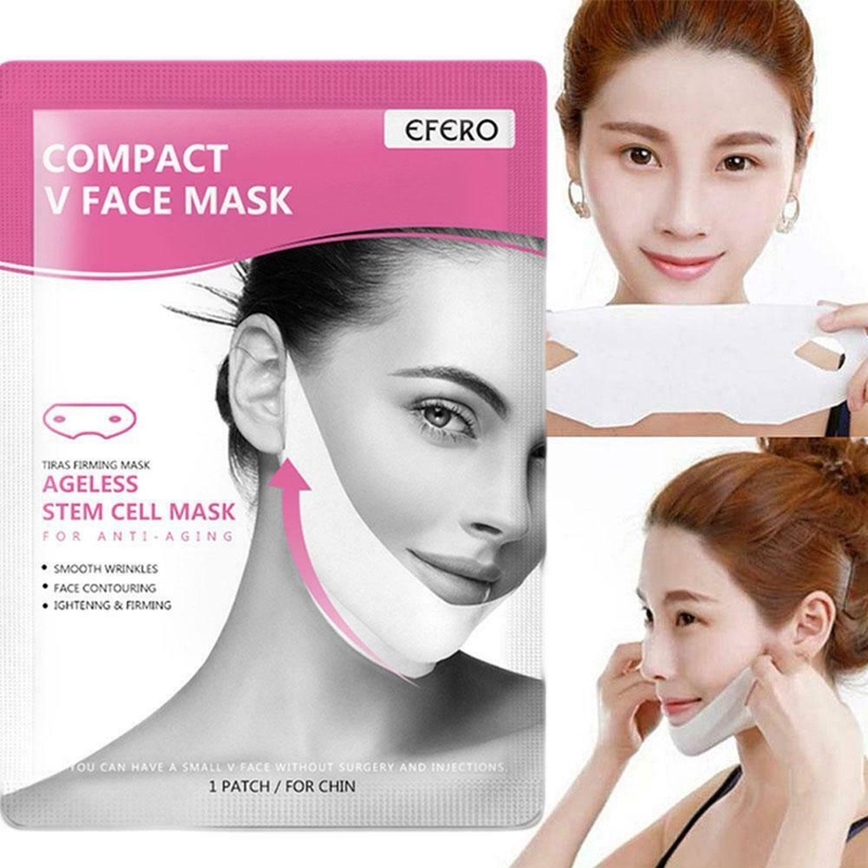 [❤ღ] V-Shape Thin Face Mask Slimming Lifting Firming Fat Burn Double Chin V-line Mask