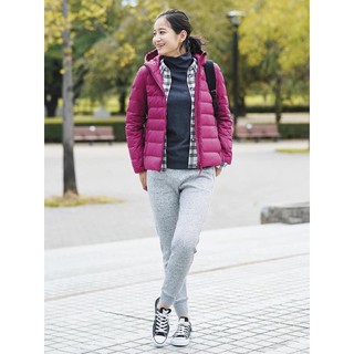Quần nỉ lót lông jogger nữ Uni 408694