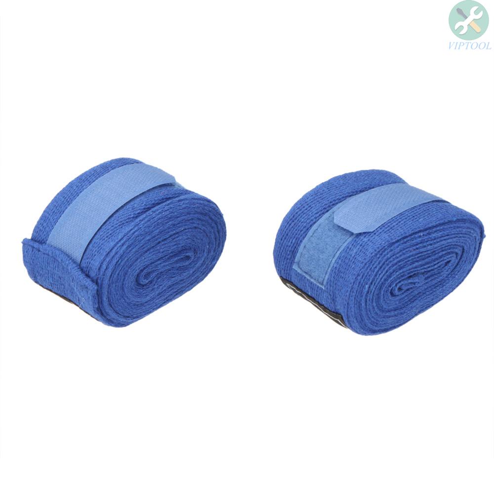 Cuộn 2 Cuộn Băng Quấn Tay 5cm Dài 2.5m 100% Cotton Hỗ Trợ Tập Boxing Muay Thai Mma Taekwondo