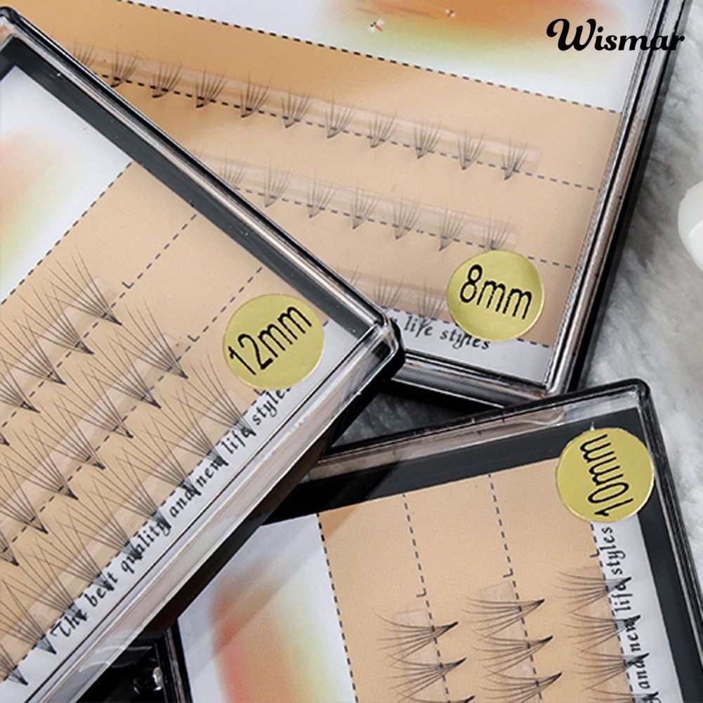 Bộ 57 Cụm Lông Mi Giả Sợi Tách Riêng Nối Dài 8/10/12mm