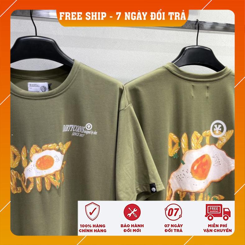 Áo Thun tay lỡ form rộng Dirty Coins Oops La T-Shirt Ốp La nam nữ