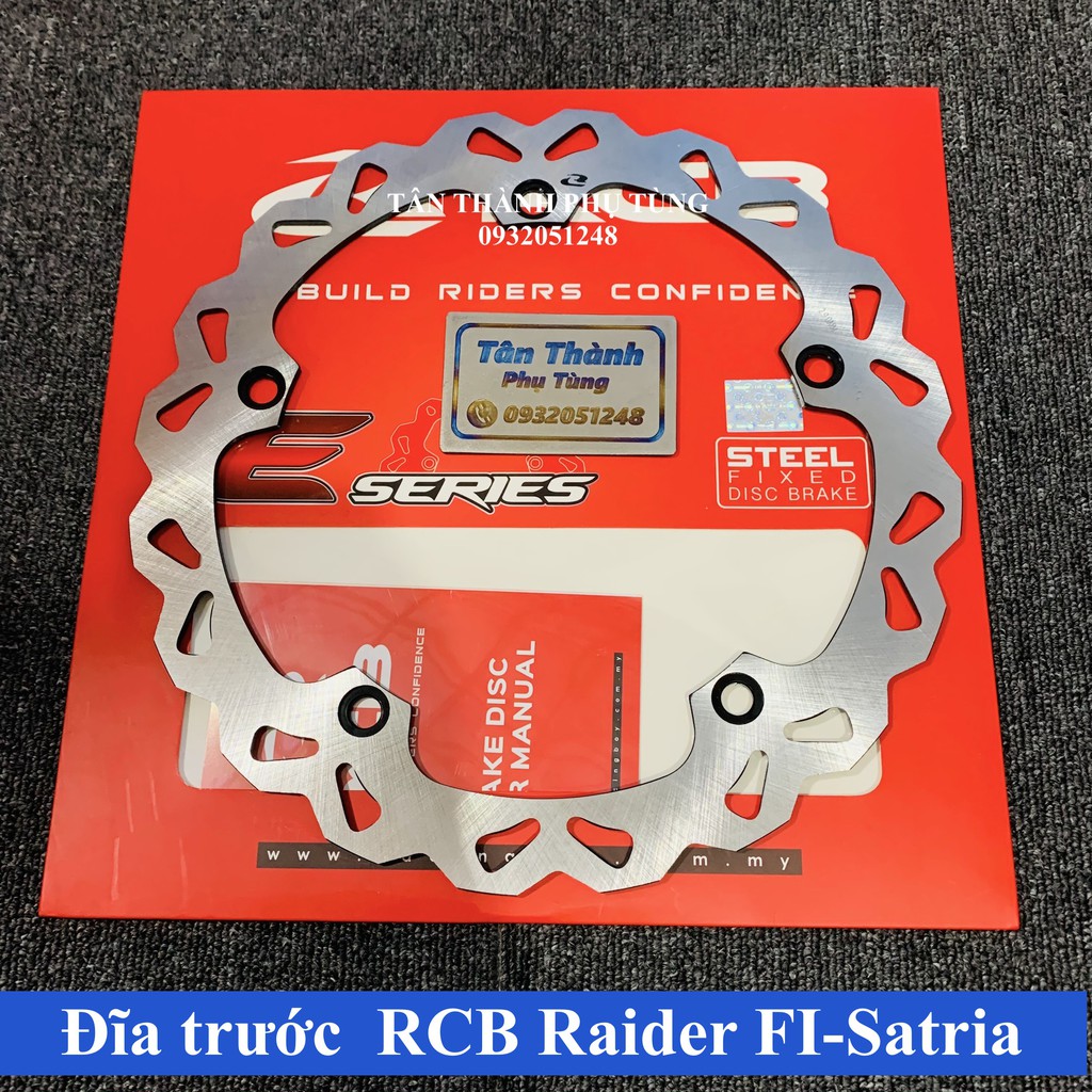 Đĩa RCB trước sau Raider FI-Satria chính hãng