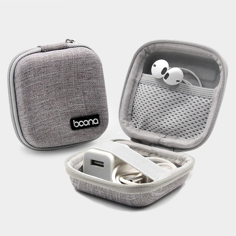 Hộp đựng sạc cáp điện thoại iphone tai nghe thẻ nhớ phom cứng Baona (Boona) F001 F003