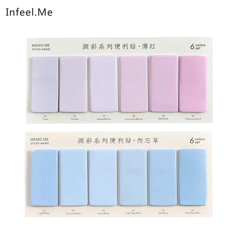 Bộ 120 Giấy Ghi Chú Infeel.Me Nhiều Màu Sắc Dễ Thương Tiện Dụng