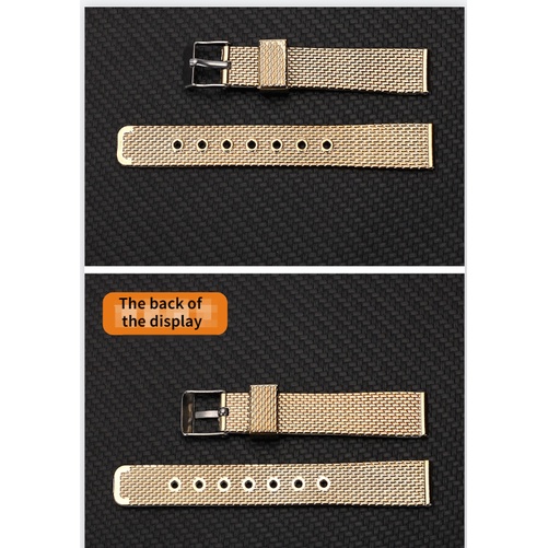 Dây Đeo Đồng Hồ Bằng Nhựa Mềm Màu Đen / Vàng Chống Thấm Nước Thoải Mái Kích Thước 12mm 14mm 16mm 18mm 20mm 22mm