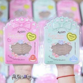 Miếng Dán Mí Lưới Keli Allergy Double Eyelid Stickers (60 miếng)