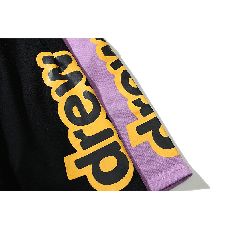 Quần Short Lưng Thun Ống Rộng Họa Tiết Khủng Long Hoạt Hình Thời Trang Unisex