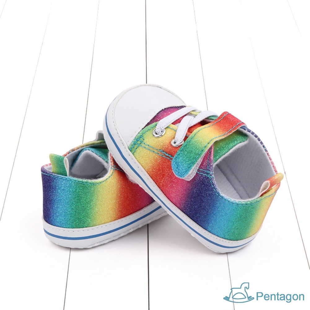 Giày Sọc Ca Rô Đế Mềm Cho Bé 0-18 Tháng Walkers