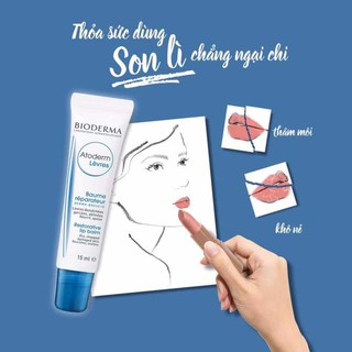 Son Dưỡng Bioderma Dành Cho Môi Khô, Nứt Nẻ Atoderm Baume Lerves 15ml